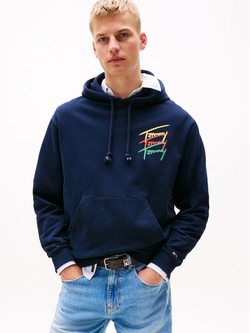 SWEATSHIRT TJM RLX 3 COLOR SIGNATURE HOOD TH