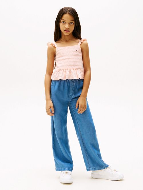 BLUSA TEXTURED COTTON TOP SLVLS