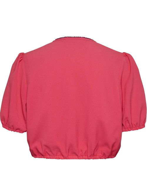 BLUSA TJW CRP AOP SS BLOUSE