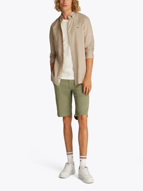 CAMISA TJM REG LINEN BLEND LS SHIRT E