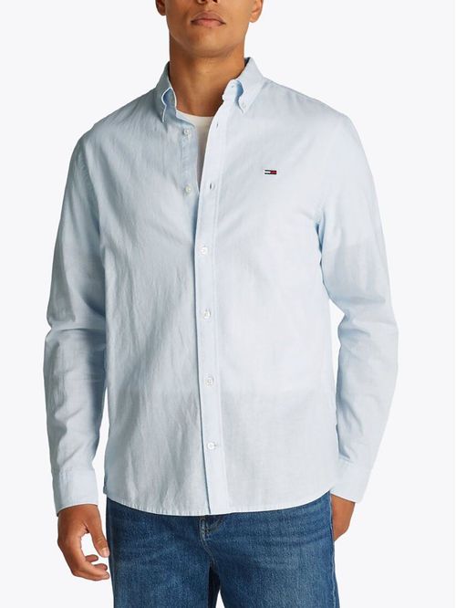 CAMISA TJM REG LINEN BLEND LS SHIRT E