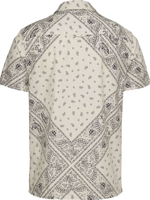 CAMISA TJM REG AOP SS SHIRT EXT