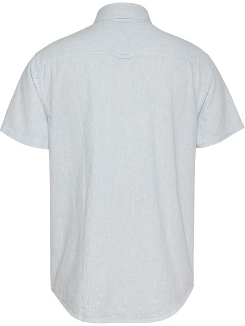 CAMISA TJM REG LINEN BLEND STP SS SHI