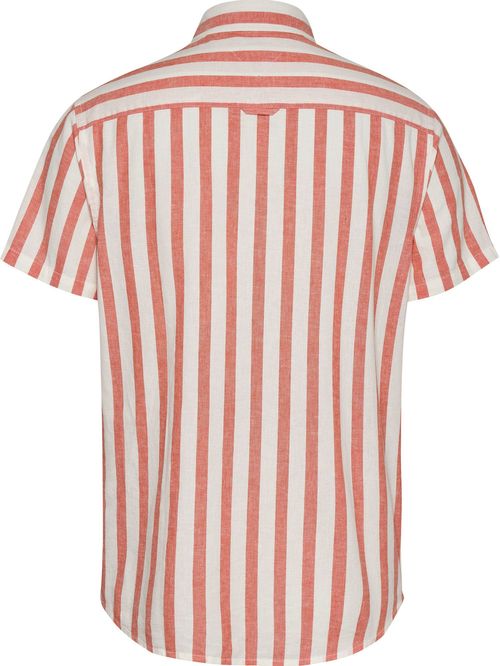 CAMISA TJM REG LINEN BLEND STP SS SHI