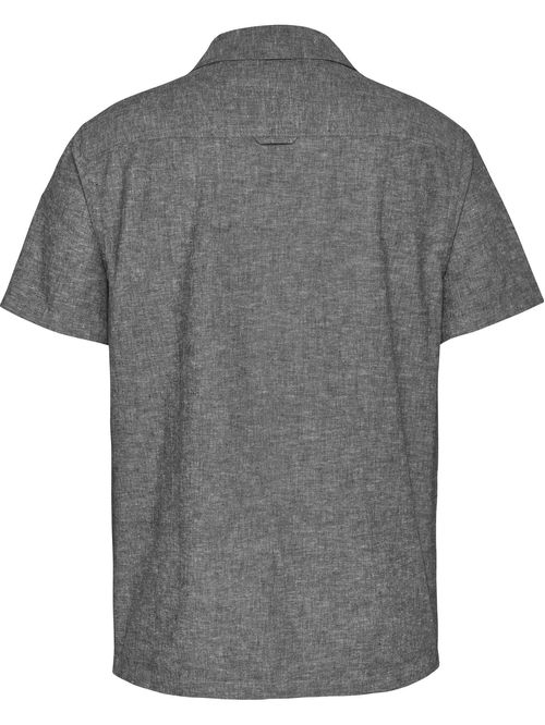 CAMISA TJM LINEN BLEND CAMP SS EXT