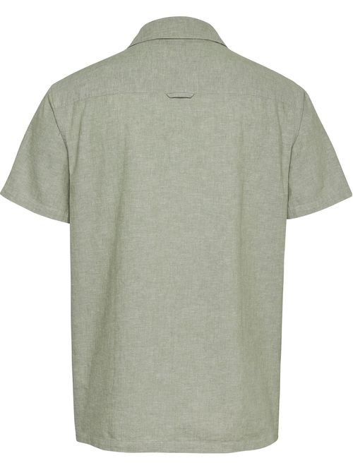 CAMISA TJM LINEN BLEND CAMP SS EXT