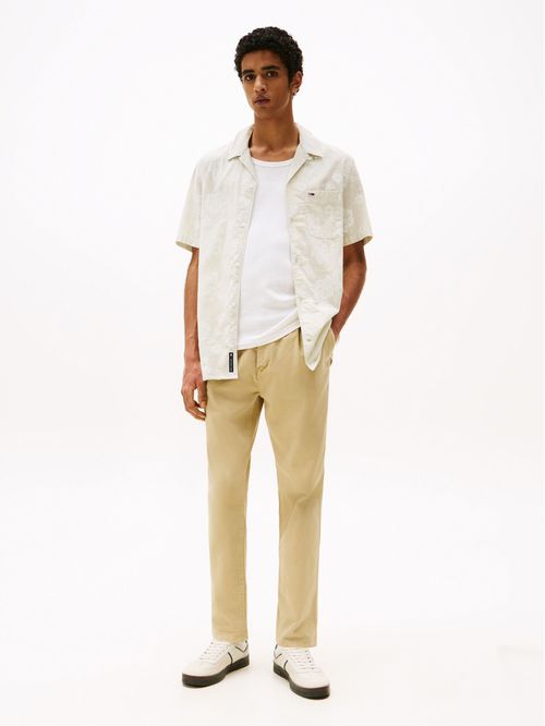 CAMISA TJM REG SLUB AOP SS SHIRT EXT