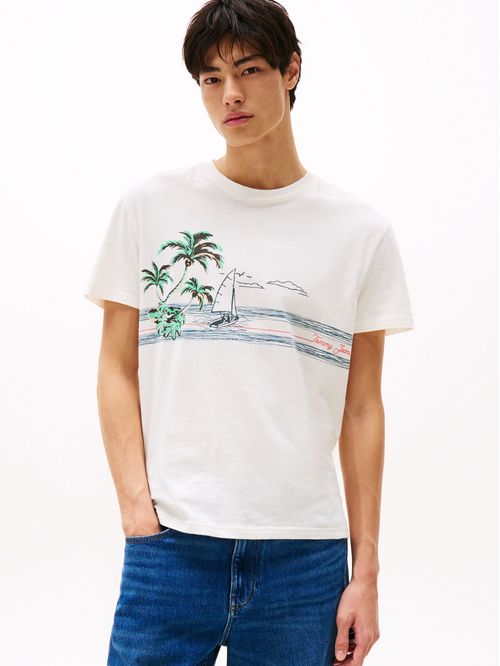 CAMISETA TJM REG PALM SAILING GRAPHIC T