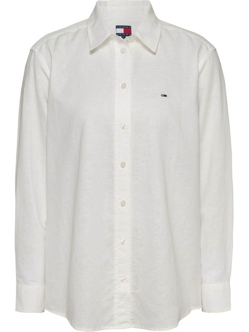 BLUSA TJW RLX LINEN SHIRT