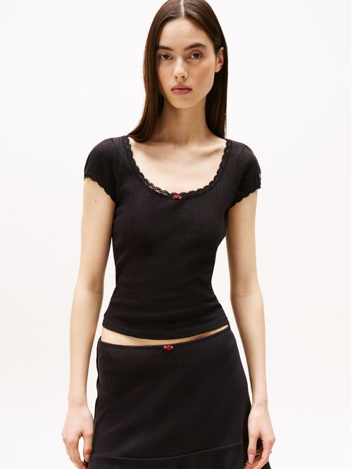 CAMISETA TJW SLIM SH POINTELLE SS TEE E