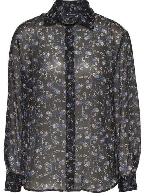 BLUSA TJW CHIFFON AOP SHIRT