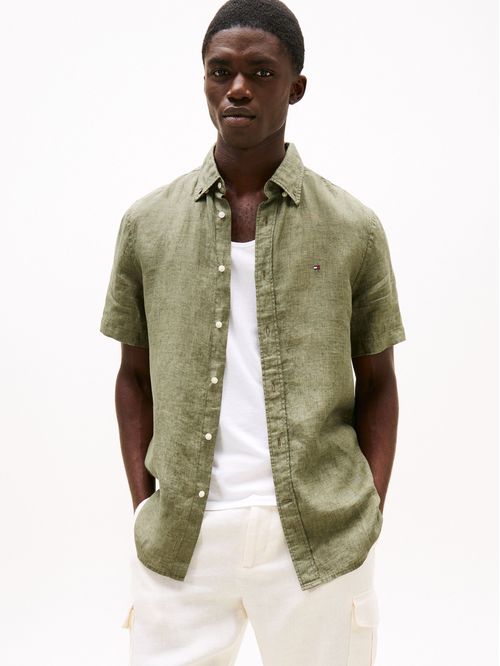 CAMISA PIGMENT DYED LINEN RF SHIRT S/