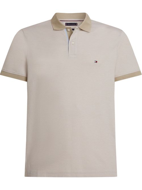 POLO STRIPED INTERLOCK REG POLO