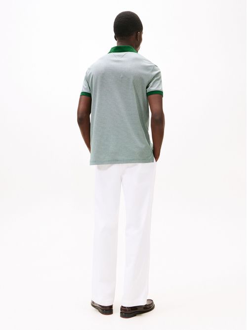 POLO STRIPED INTERLOCK REG POLO