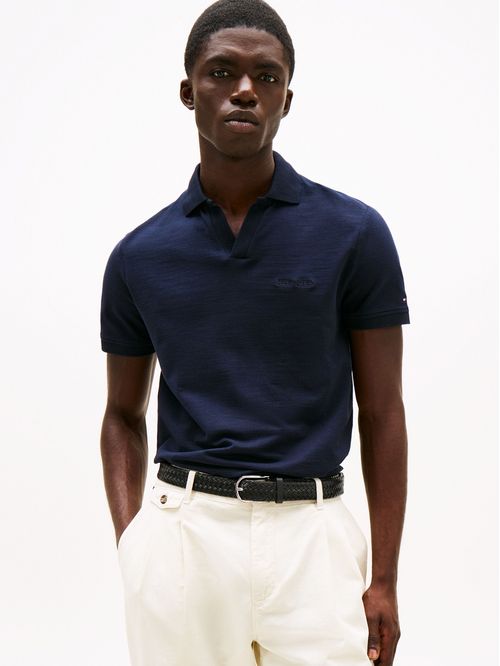 POLO COTTON LINEN TERRY REG POLO