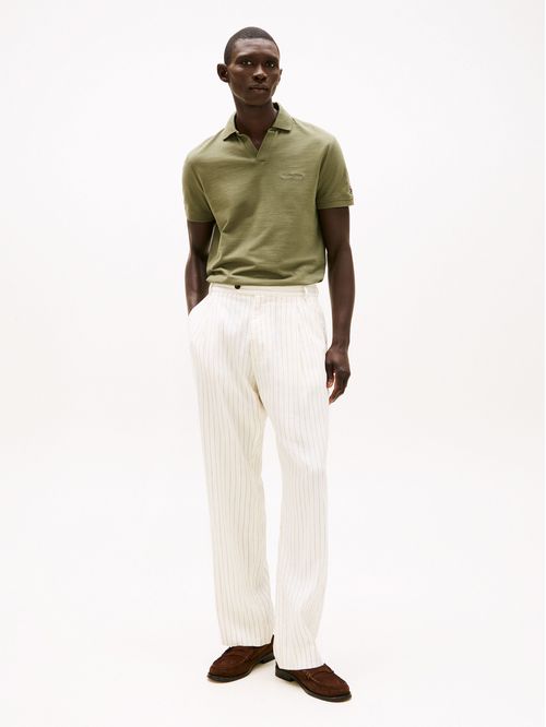 POLO COTTON LINEN TERRY REG POLO