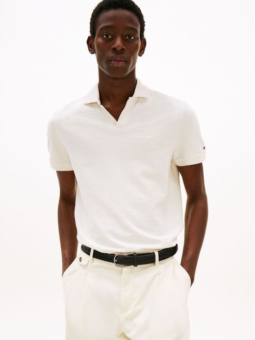 POLO COTTON LINEN TERRY REG POLO