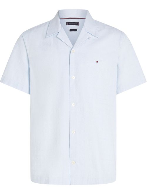 CAMISA COTTON LINEN DOBBY SS RF SHIRT