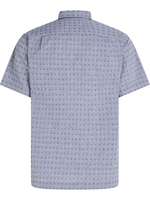 CAMISA COTTON LINEN DOBBY SS RF SHIRT