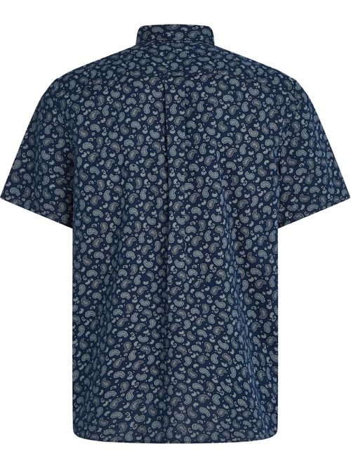 CAMISA COTTON LINEN PAISLEY RF SS SHI