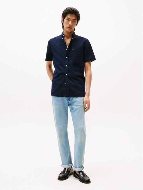 CAMISA SEERSUCKER SOLID SS RF SHIRT