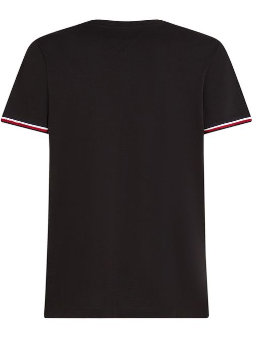 CAMISETA GLOBAL STRIPE CUFF TEE