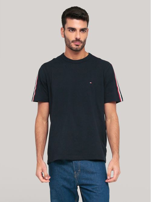 CAMISETA GLOBAL STRIPE TAPE TEE