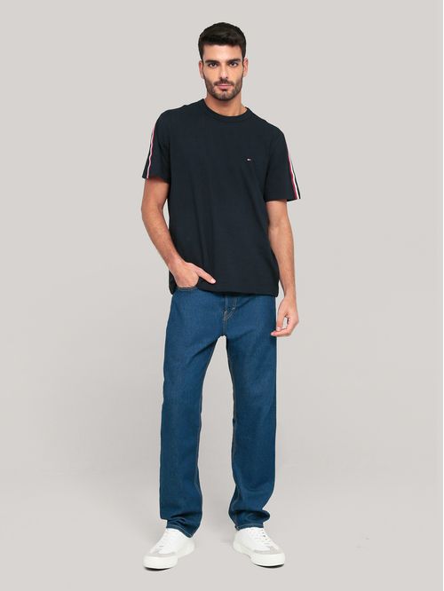 CAMISETA GLOBAL STRIPE TAPE TEE