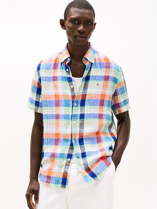 CAMISA LINEN SUMMER MADRAS SS RF SHIR