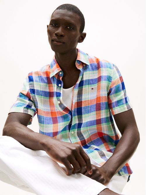 CAMISA LINEN SUMMER MADRAS SS RF SHIR