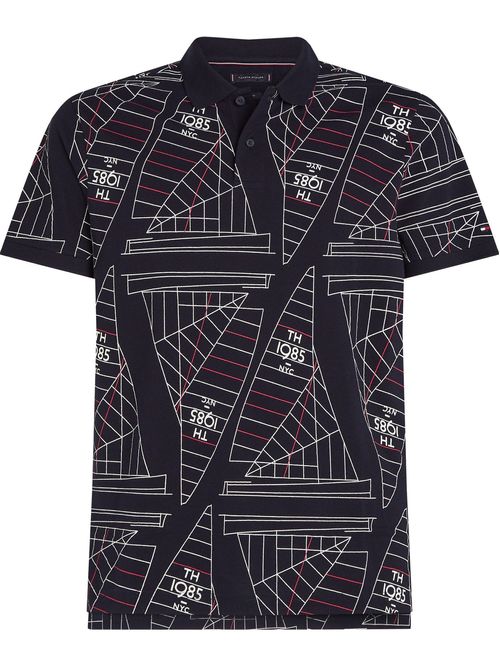 POLO SAILING AOP REG POLO