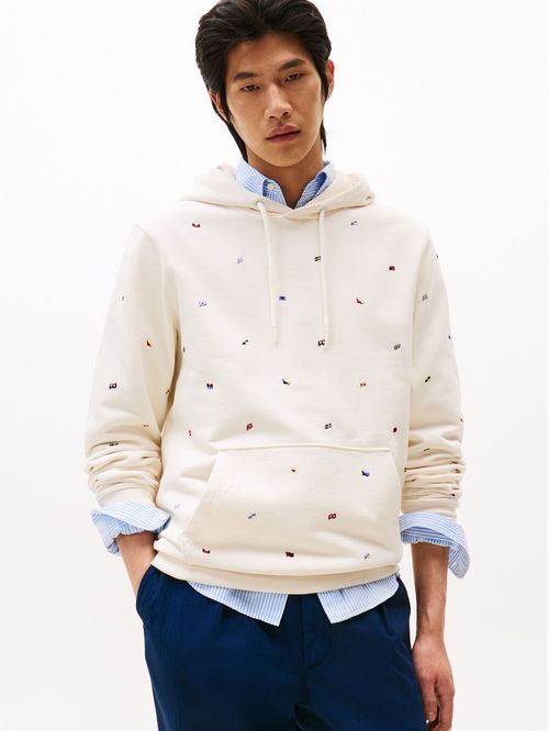 SWEATSHIRT AOP FLAGS HOODIE