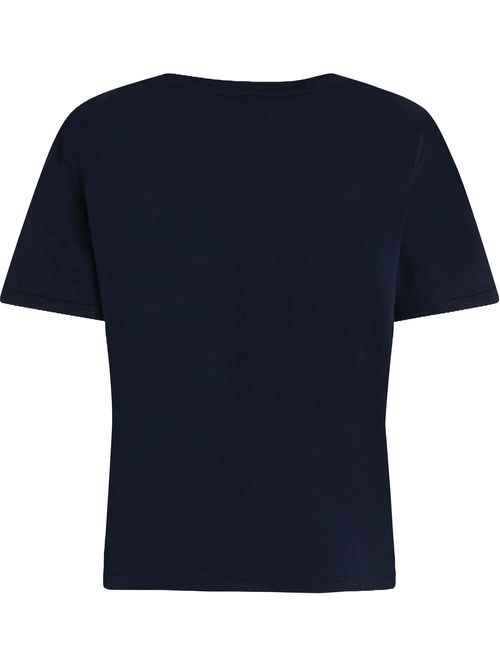 CAMISETA SLUB CROP V-NK SS