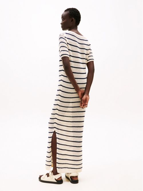 VESTIDO POINTELLE CROCHET SS SWT DRESS