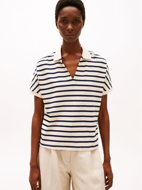 POLO  LYOCELL OPEN-NK RELAXED POLO S