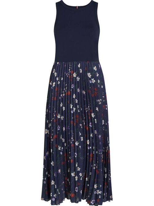 VESTIDO MIX MEDIA LONG TANK DRESS