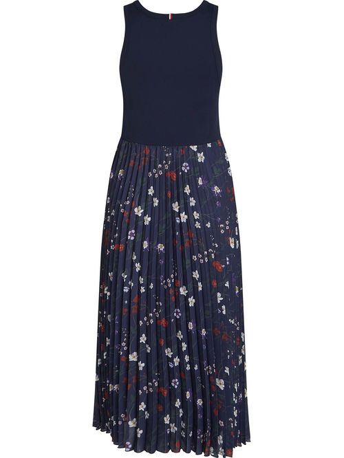 VESTIDO MIX MEDIA LONG TANK DRESS