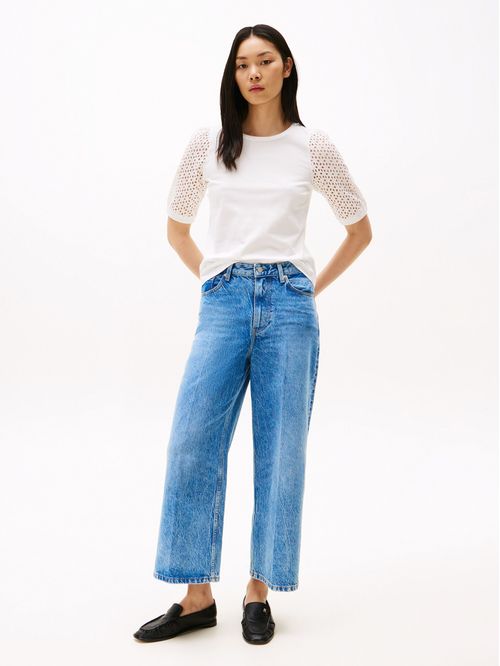 CAMISETA BRODERIE ANGLAISE MIX MEDIA TO