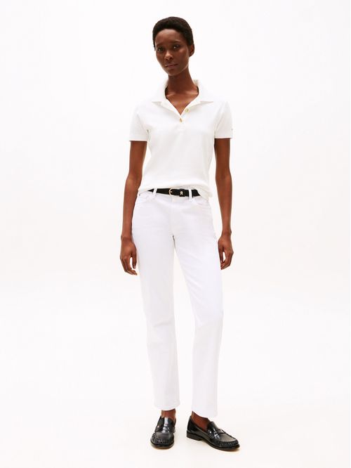 POLO  SLIM GOLD BUTTON POLO SS