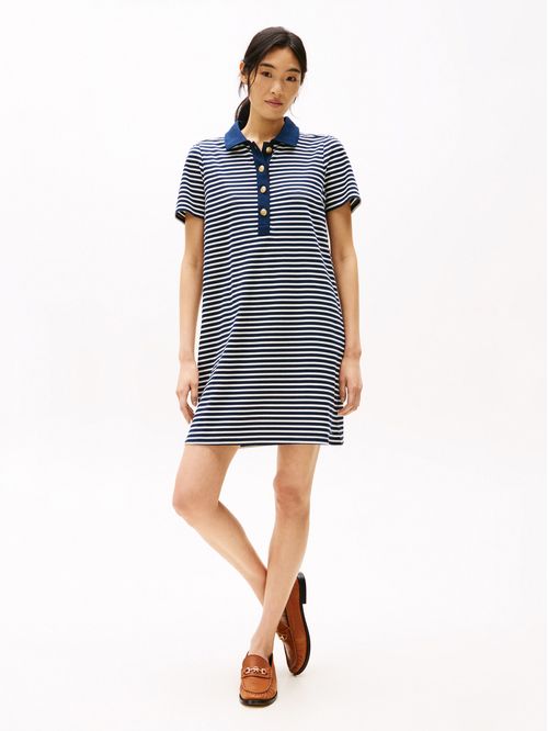 VESTIDO PUNTO STP GOLD BTN PL DRESS