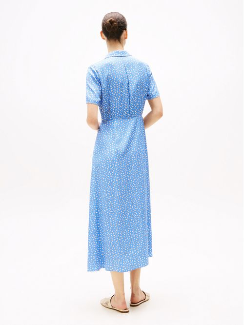 VESTIDO FLUID VISCOSE S/S SHIRT DRESS