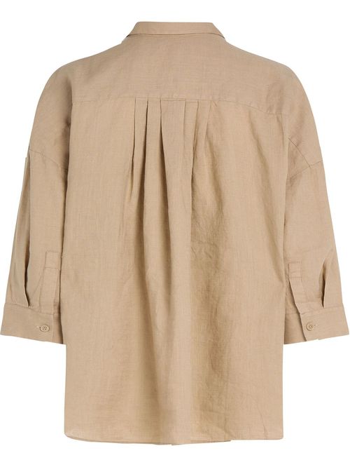 BLUSA ESS LINEN LOOSE 3-4 SLEEVE SHI