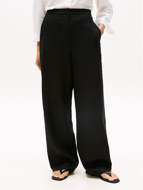PANTALON ESS LINEN TAILORED STRAIGHT PA
