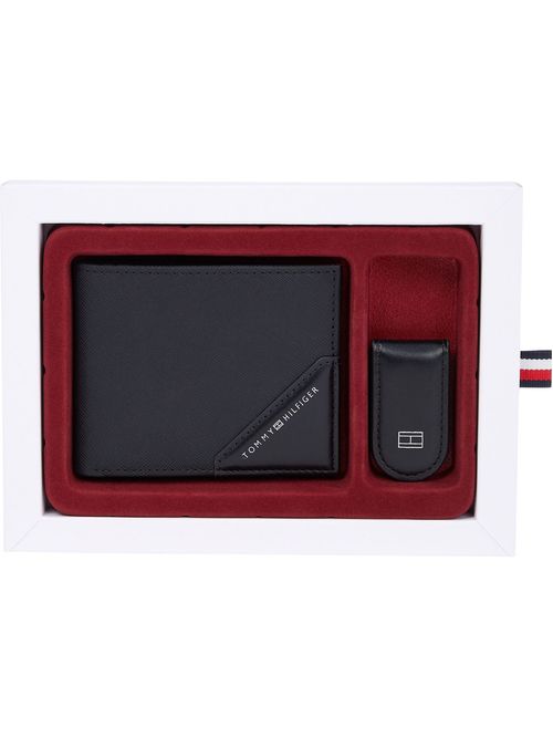 BILLETERA TH SAFFIANO MINI WALLET & CLIP