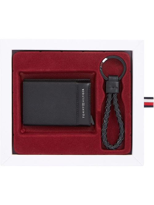 BILLETERA TH SAFFIANO METAL CC & KEYFOB