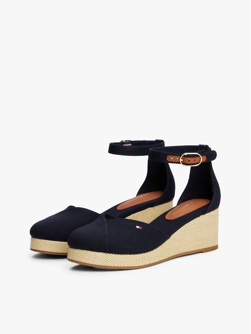 ALPARGATAS FLAG CLOSED TOE MID WEDGE ESPA
