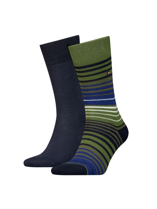 MEDIAS TH MEN SOCK 2P GRADIENT STRIPE