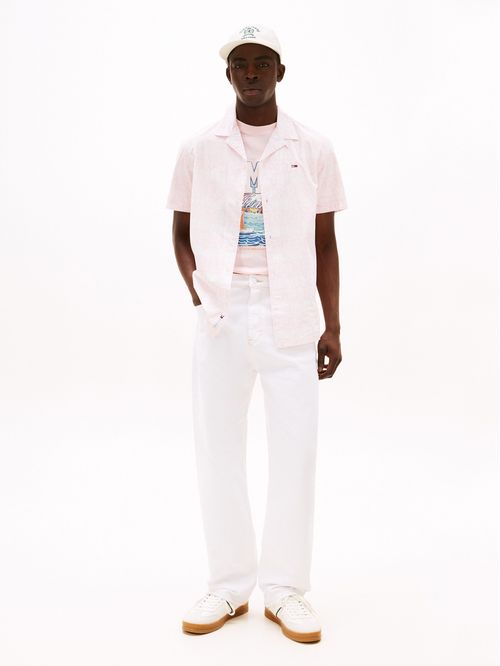 CAMISA TJM REG AOP SS SHIRT EXT