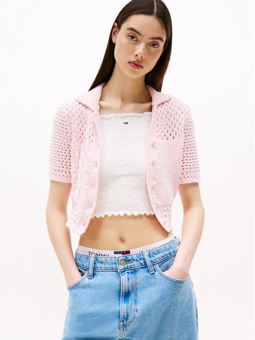 SWEATER TJW FLAG SS POLO SWEATER