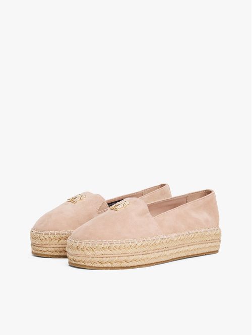 ALPARGATAS SUEDE PLATFORM ESPADRILLE
